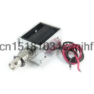 24V 8mm 1.2Kg 2.6lb Force Open Frame Magnet Electromagnet Solenoid