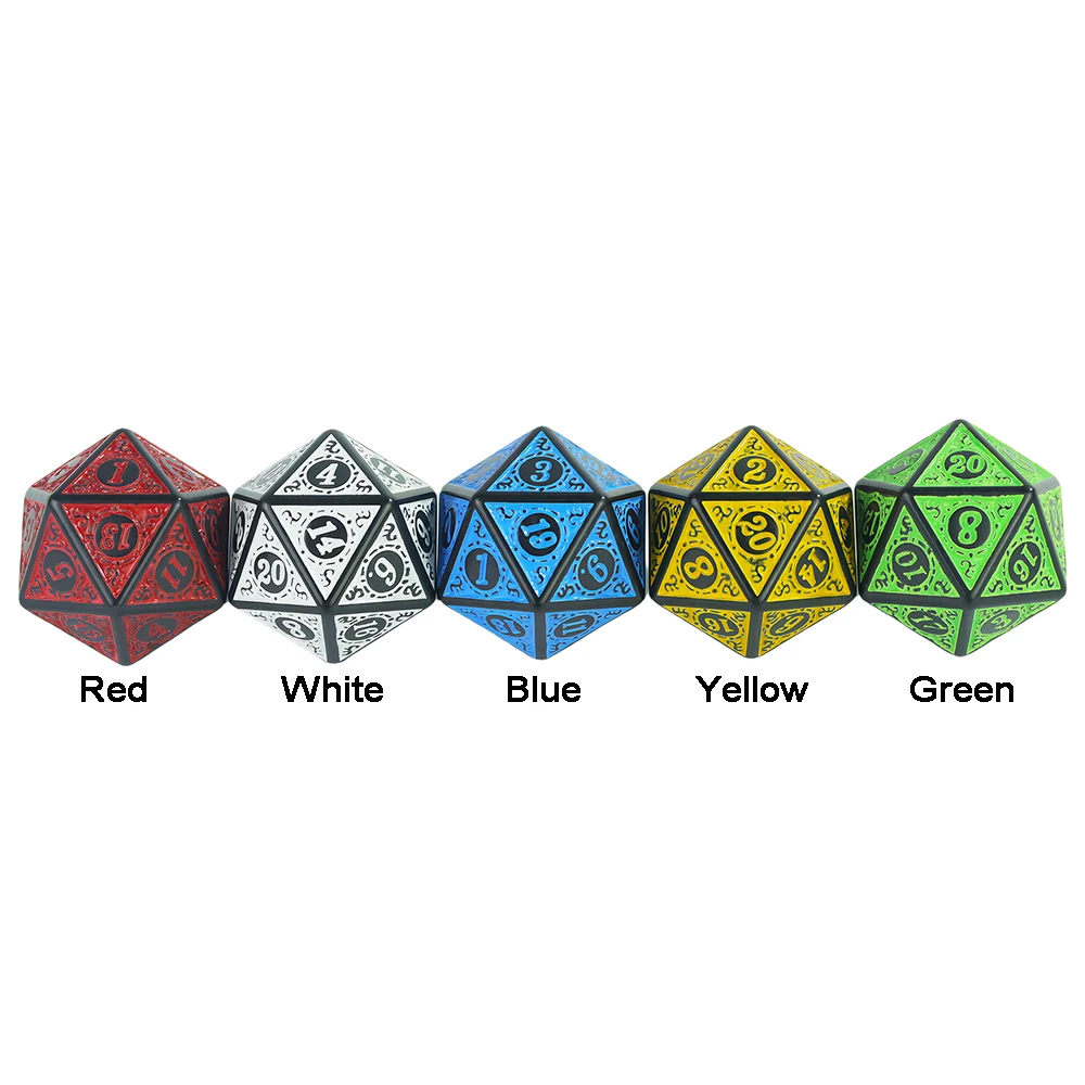 D20 Dice Set 10PCS 20 Sided for Board Games Dragon Rpg Dados Jogos Dnd As Christmas Birthday Gift
