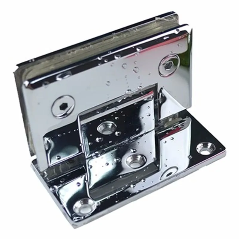 Thickened zinc alloy bathroom shower room hinge glass door clip(XYGL-12)