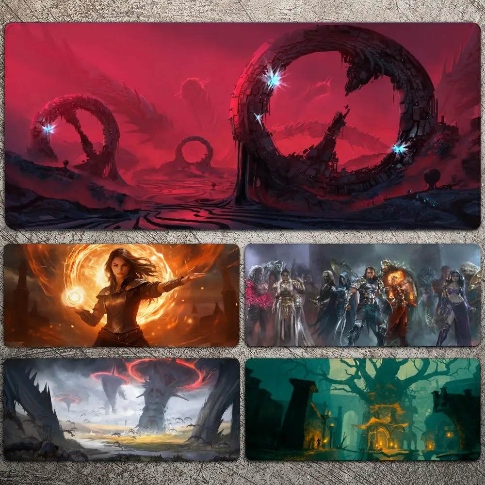 

M-Magic The Gathering Game Mousepad Large Gaming Mouse Pad LockEdge Thickened Computer Keyboard Table Desk Mat