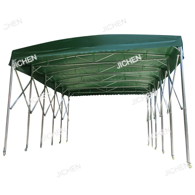 

Neu уличный тент двухтактный навес большой склад мобильный навес парковка вечеря киоск выдвижная палатка