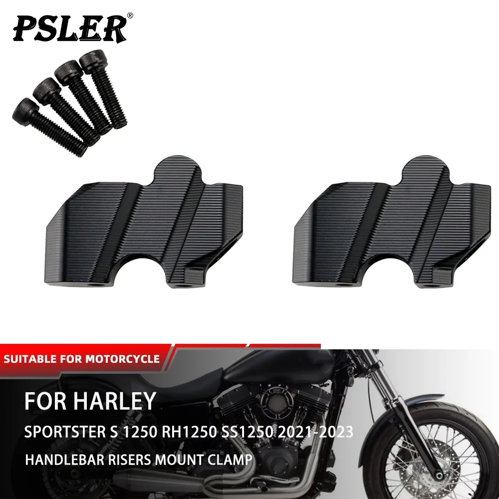 Motorcycle Accessory Handlebar Risers Mount Clamp Replace Adapter For Harley Sportster S 1250 RH1250 SS1250 2021-2023