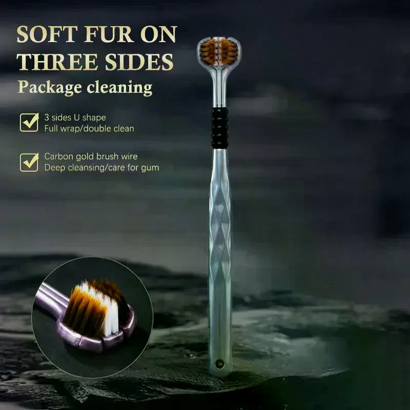 Advanced Household Cleaning Sided 1PCS/2PCS/4PCS/8PC Soft Toothbrush And Three Gingival Adult Protection Bristled Toothbrush