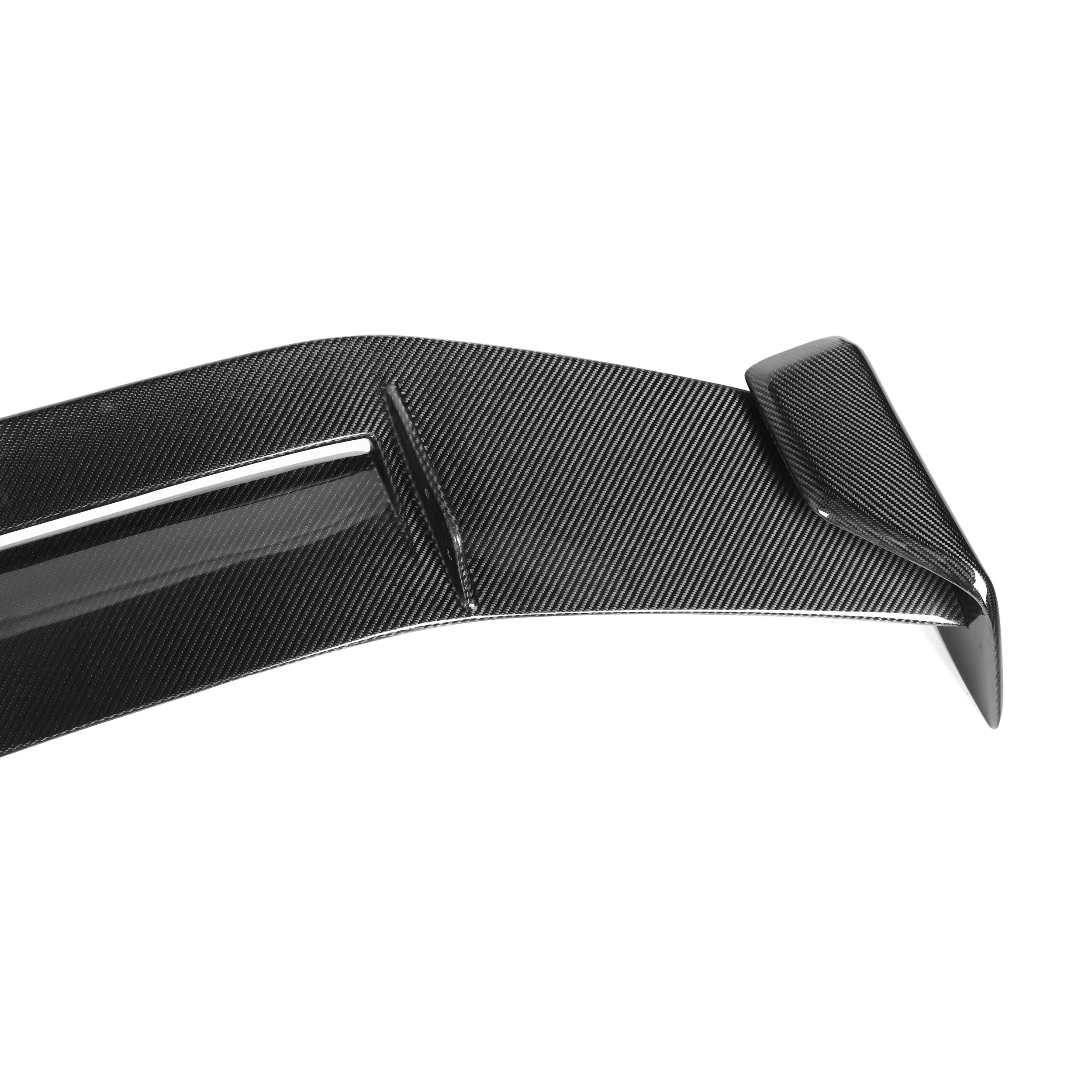 Real Carbon Fiber AO Style Rear Spoiler Wings Ducktail Universal Auto Tail Spoiler for Cars Single Deck 4