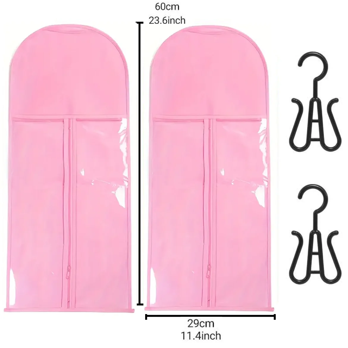 Wig Storage Bags with Hanger for Hair Extensions