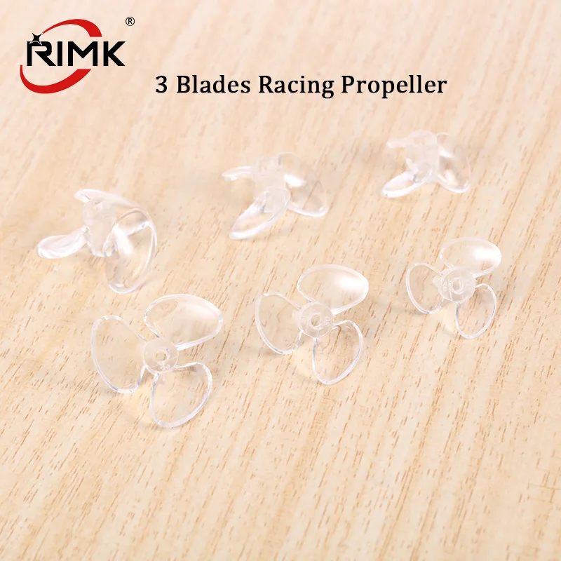 

1pc High Speed 3mm Prop OD26/30/34mm RC Boat 3 Blades Transparent Propeller High Toughness for Rc Boat