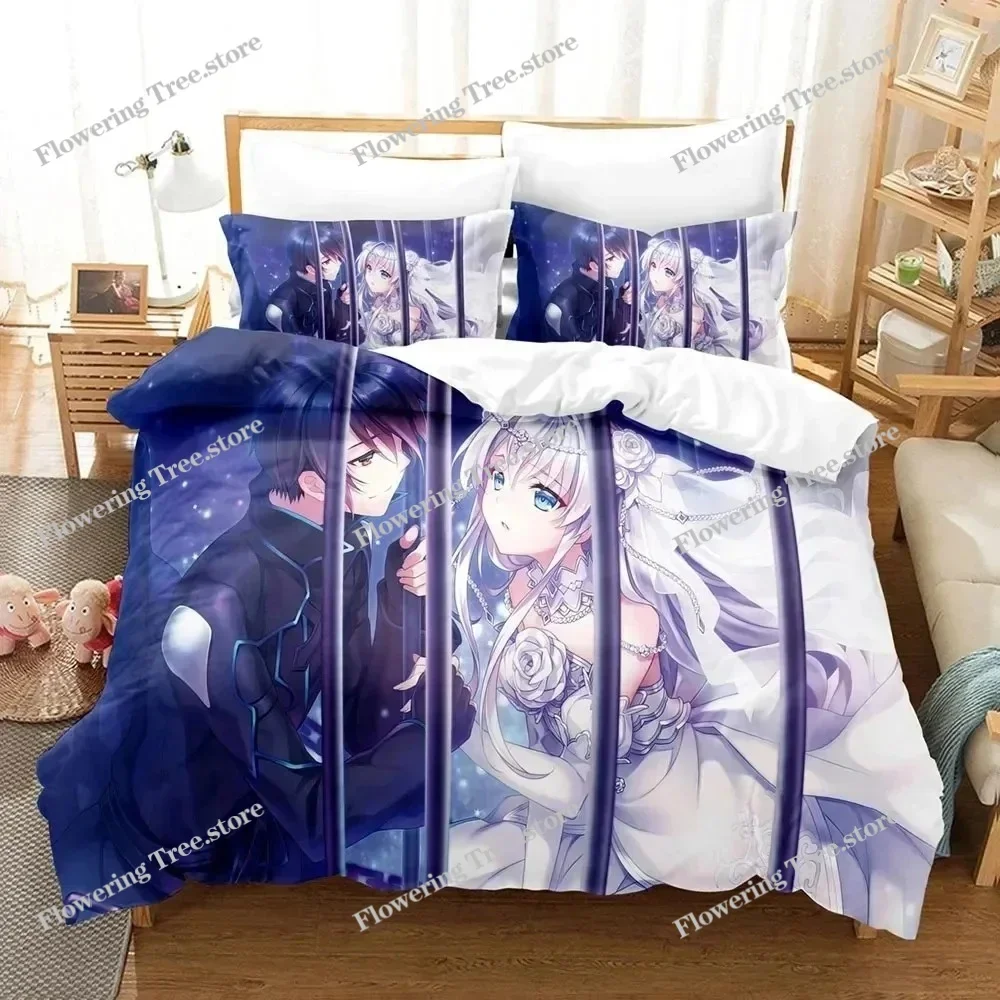 

Anime Seirei Gensouki Bedding Set Boys Girls Twin Queen Size Duvet Cover Pillowcase Bed Kids Adult Fashion Home Textile