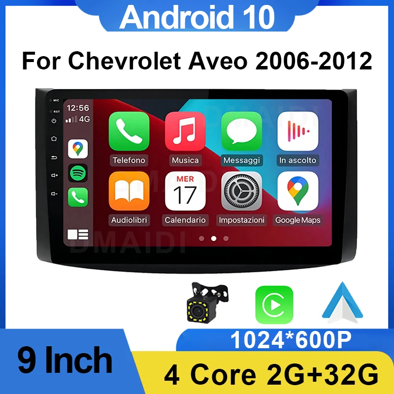 

Android 10 Car Radio For Chevrolet Aveo 2006 2007 2008 2009 2010 2011 2012 2din Carplay Auto Multimidia Video Player Head Unit