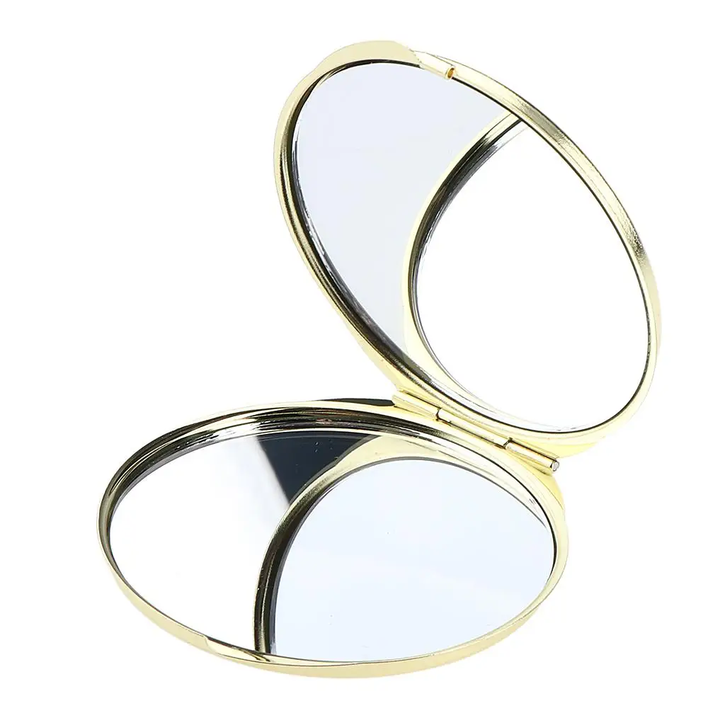 Miroir de courtoisie de maquillage, cosmétique portable, miroirs compacts pliants