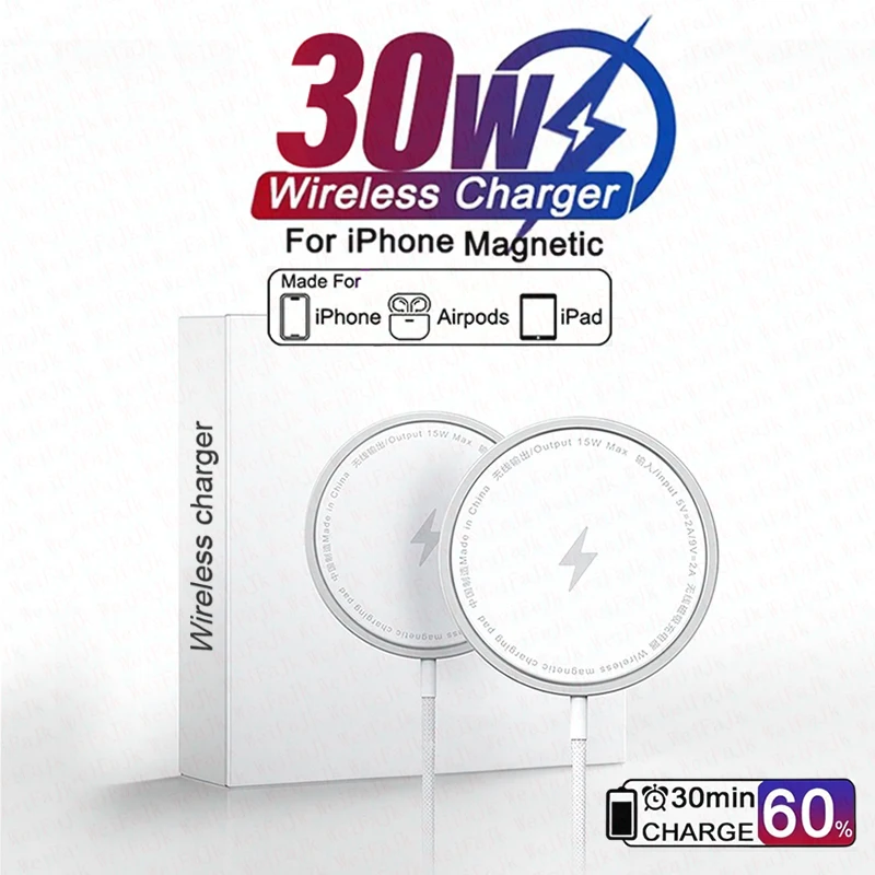For Apple Magsafes Original Wireless Charger For iPhone 12 13 14 15 16 17 Pro Max Plus Air Fast Charging Type C Magnetic Charge