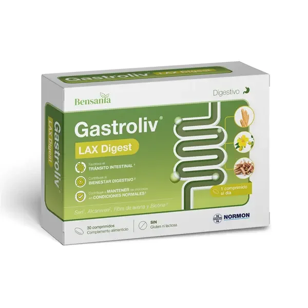 Bensania Gastroliv Lax Digest 30 Comprimidos Normon