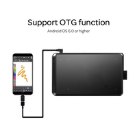 UGEE HU851 Drawing Board 8*5 inch drawing board with pen, easy to link with Android phone laptop computer graphic drawing tablet