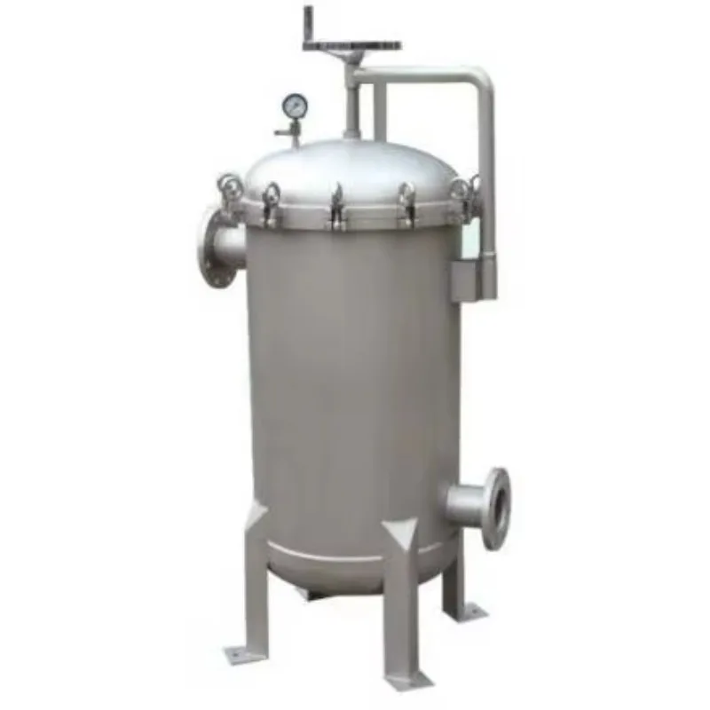 High Quality Stainless Steel Pressure Vessel Single Bag Polishing Filter with 1 Year Warranty for Industrial Liquid Filtration