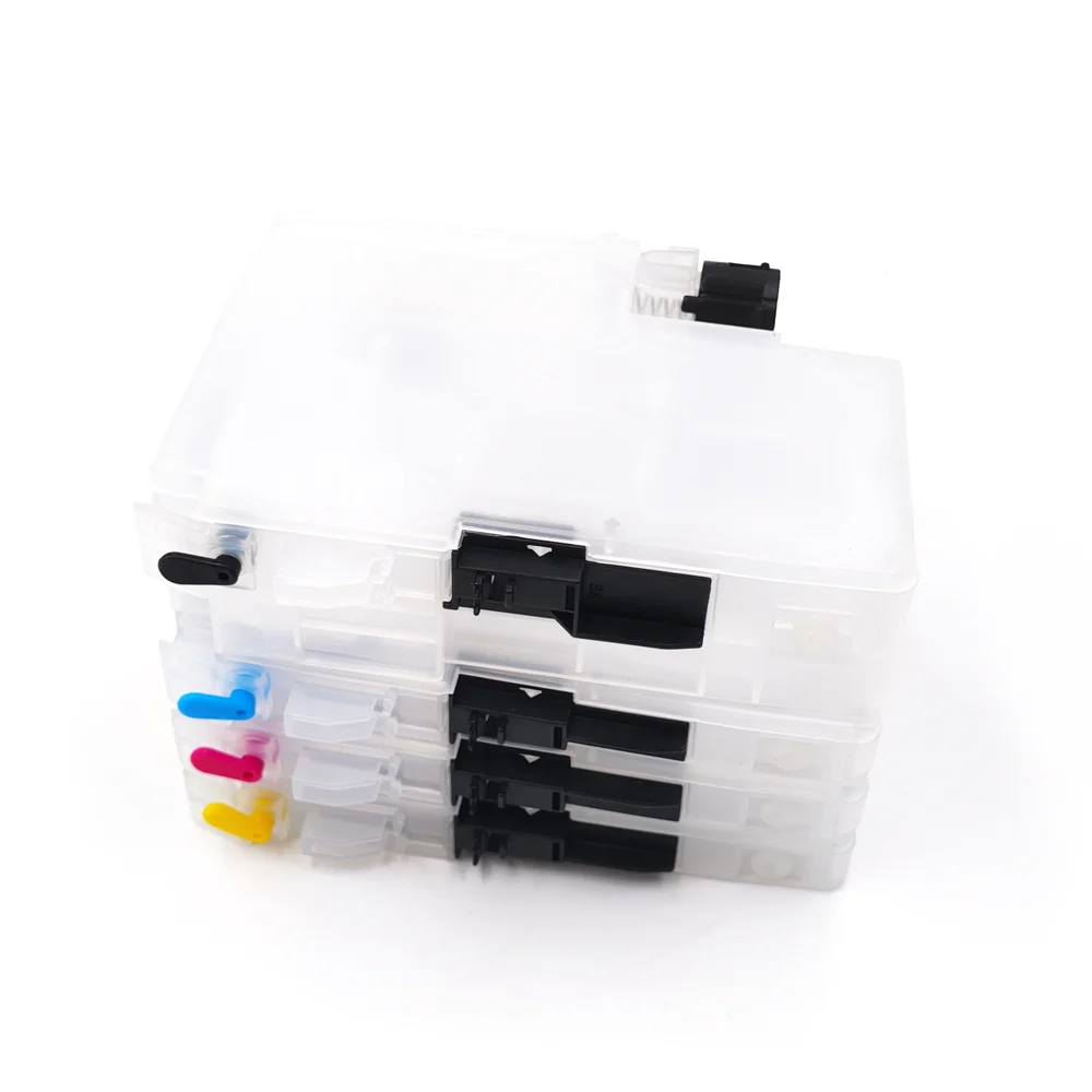 Europe LC 424 LC424 Refillable Ink Cartridge With One-time-use Chip For Brother DCP-J1200W DCP-J1200WE Printers