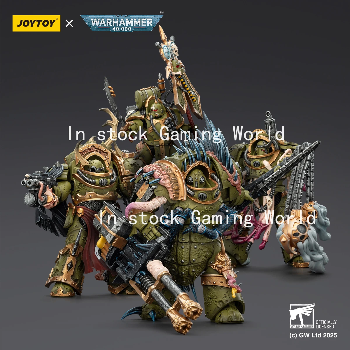 Ironclad Stock Joytoy Action Figures 40K Death Guard Lords of Desolation