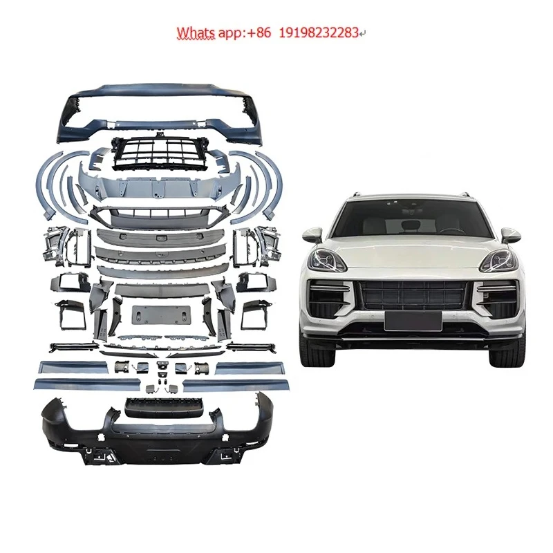 

2018-2023 Cayenne E3 9Y0.1 Turbo GT Front Bumper Kit SportDesign Surround Coupe New Rear Upgrade For 9YA Turbo GT