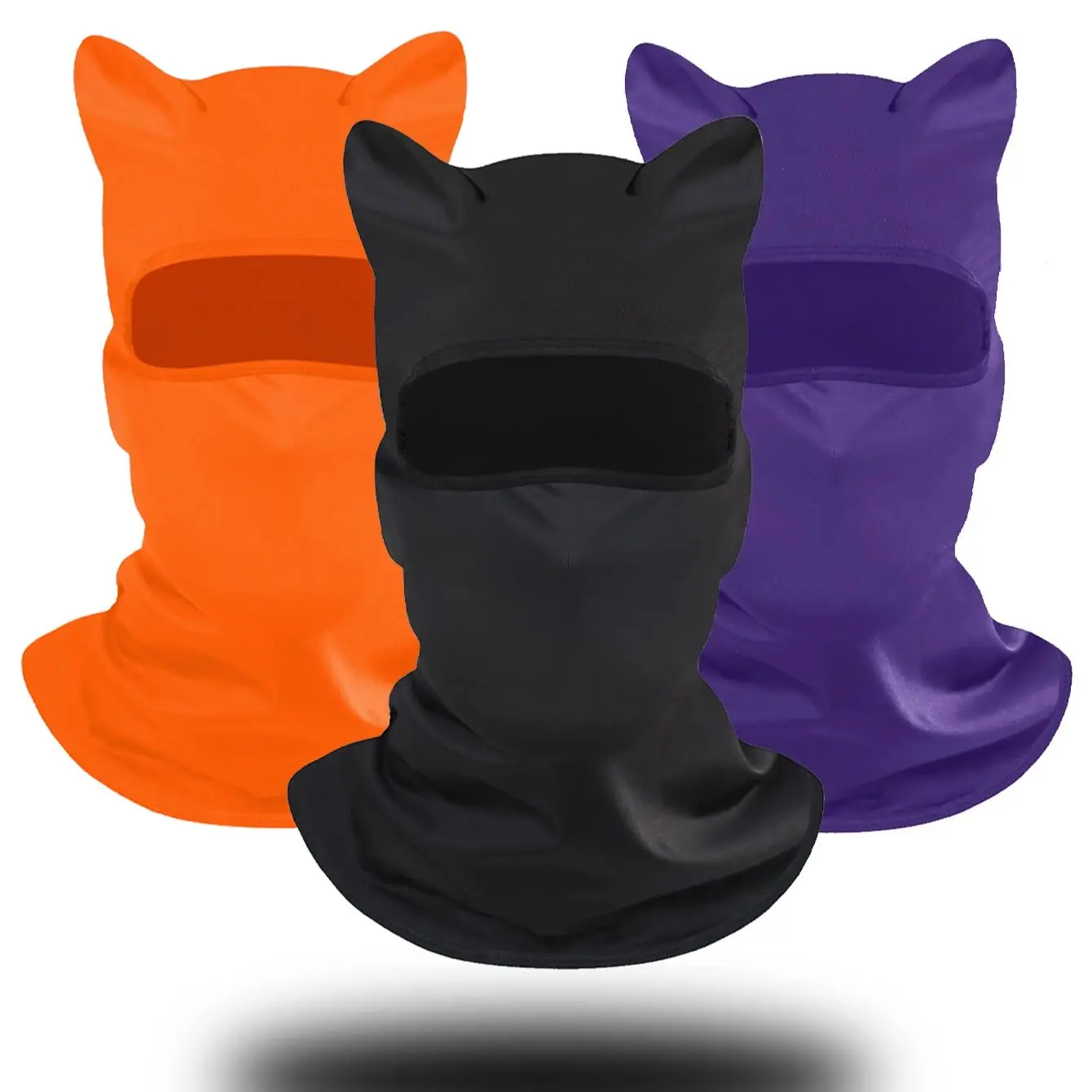 AliExpress NONE 3pcs/2pcs/1pc Outdoor breathable funny standing ear cycling sunscreen balaclava mask hood Suitable for Halloween Mischief