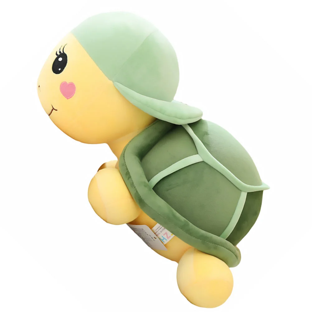 

1pc Adorable Turtle Toy Short Plush Stuffed Sofa Ornament Back Support Cushion Household Supply for Home Shop