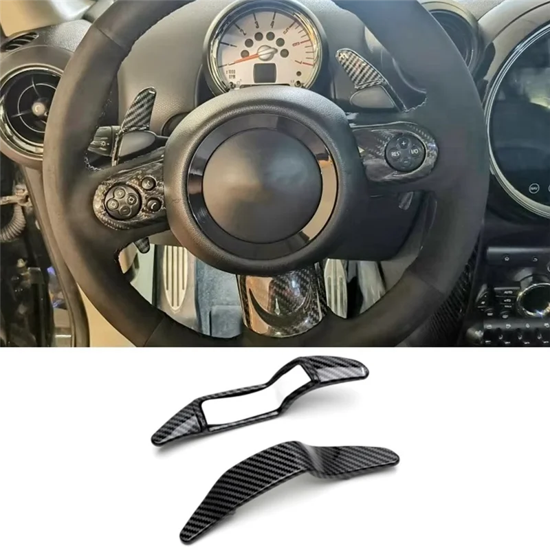 Car Steering Wheel Paddle Extension Shift Cover For BMW Mini Cooper R55 R56 R58 R60 R61 2007-2016 Accessories