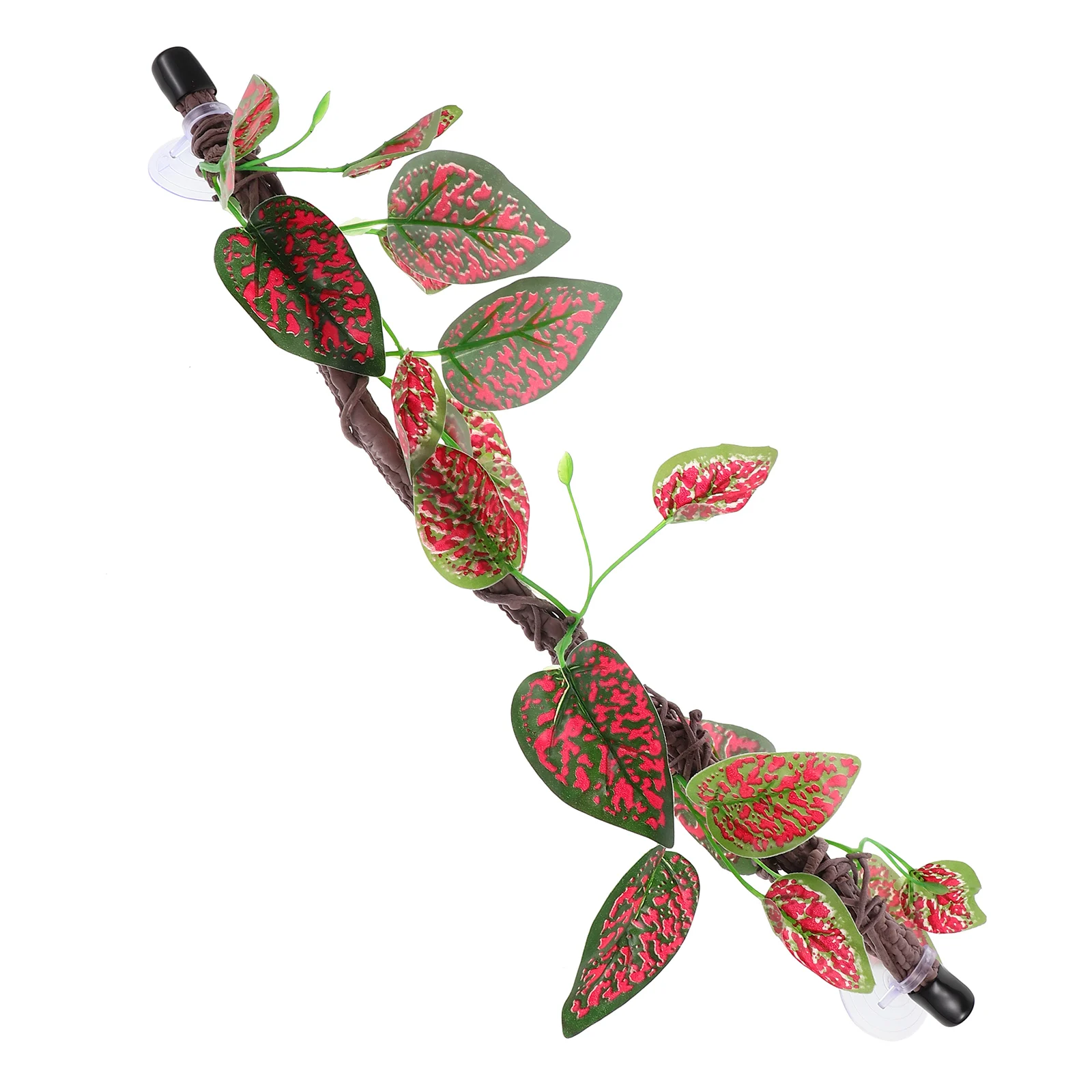 

1pcs Realistic Fake Vine Artificial Green Plants Hanging Reptile Tank Decoration for Amphibians Lizards Habitat Sturdy Plastic