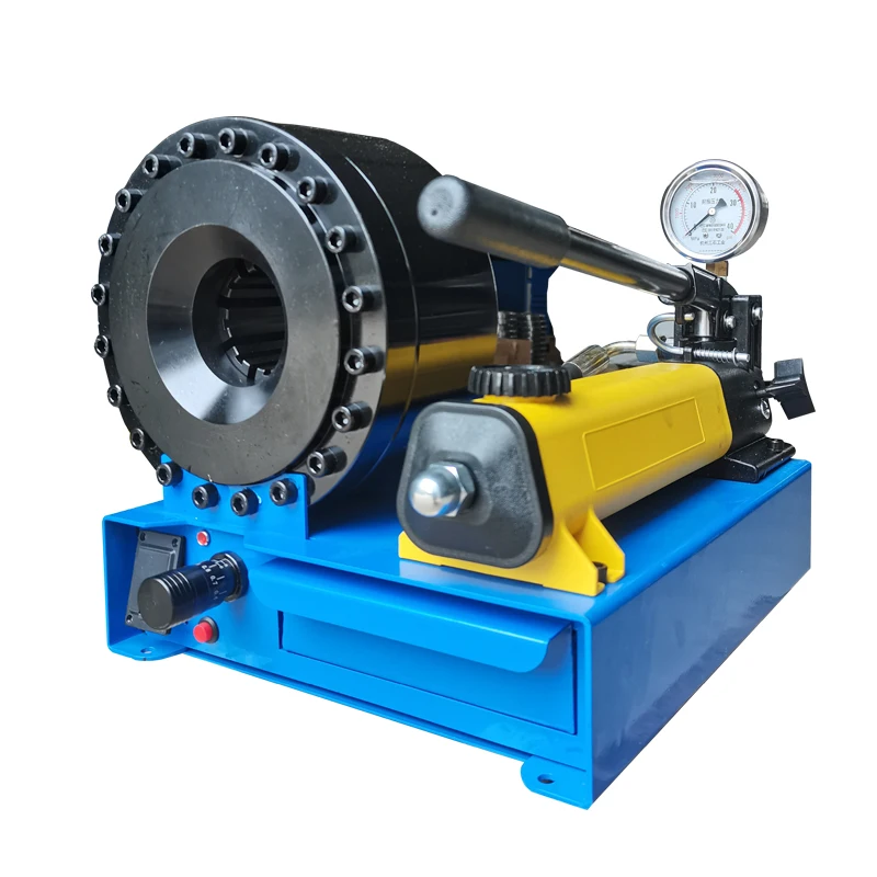 Multifunctional manual pipe shrinking machine Steel pipe pressing machine Micro YouTube pressing machine Small portable hydrauli