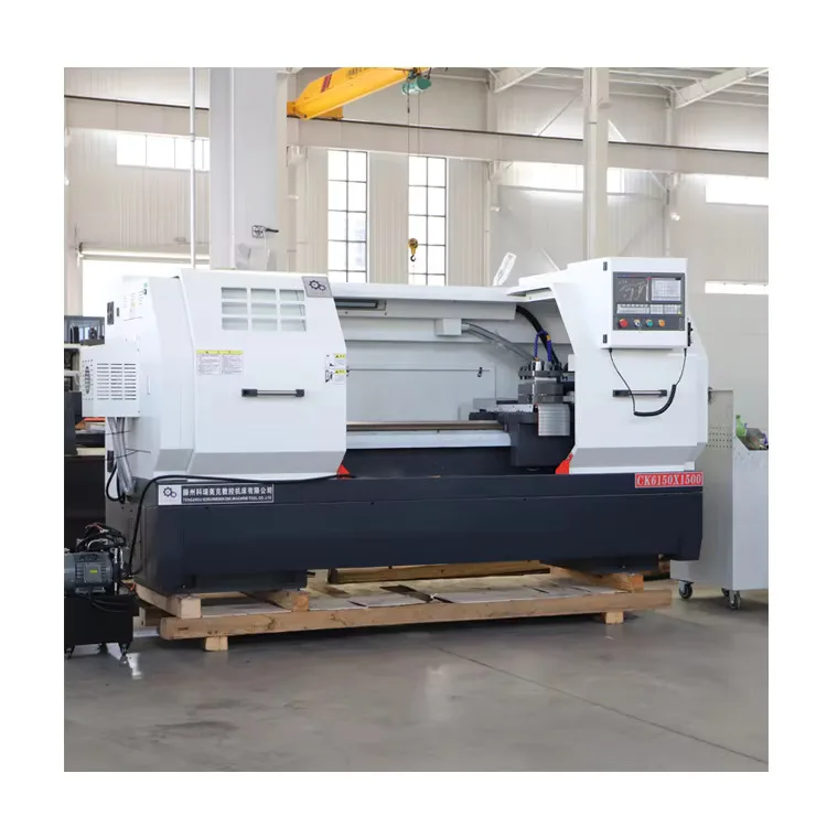 2 3 محاور نظام Fanuc مخرطة CNC أفقية CK6150D