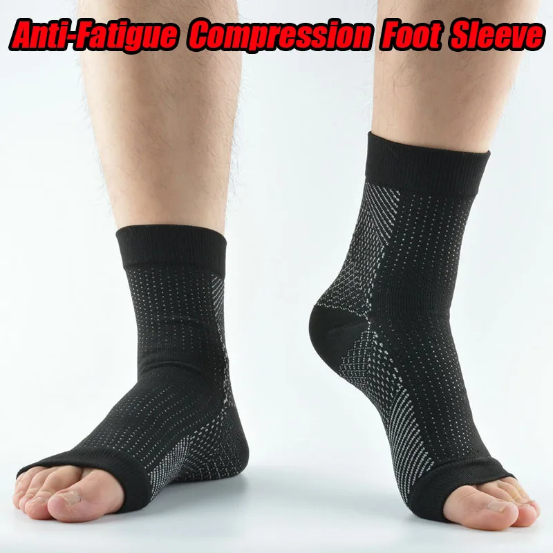 1 Pair Ankle Brace Sock Compression Socks Ankle Support Pain Relief Socks Foot Anti-Fatigue Compression Sport Running Yoga Socks