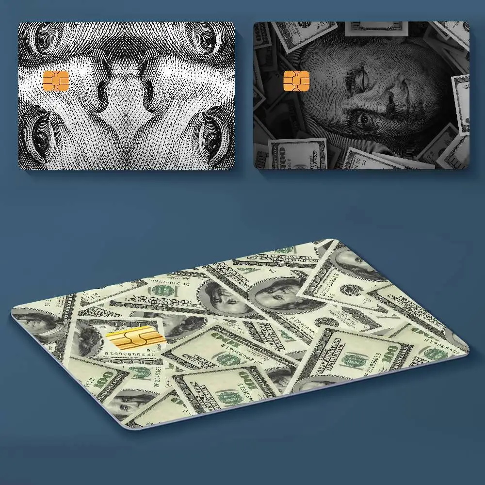 Money F-Franklin Bank Debit Decorative Protection Bus Subway Credit Card Stickers - view 5