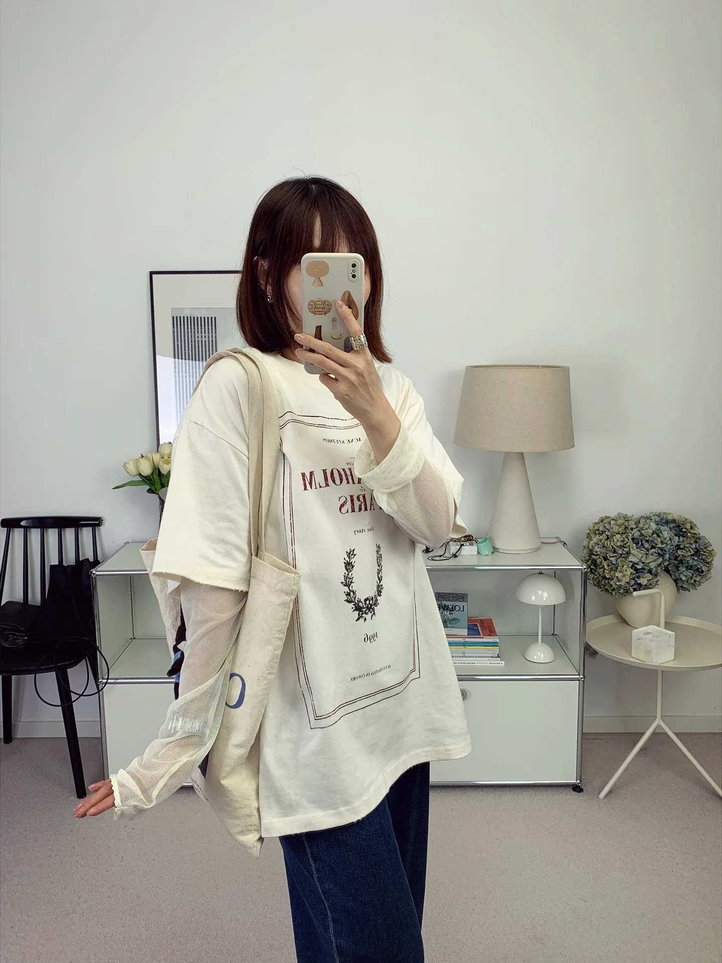 

Retro Sle Long Sve T-irt Loose Fit Lace Patterned AC Sle Women's Faion Autumn Winter New Arrival Cotton Comfortable
