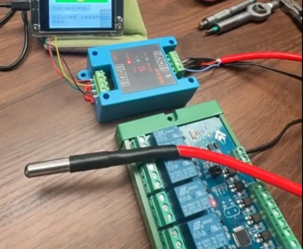 For Industrial‑RS485‑Temperature‑Sensor‑Probe, Modbus‑RTU‑Communication, ‑40℃‑125℃ Measuring‑Range, IP68‑Waterproof‑Transmitter
