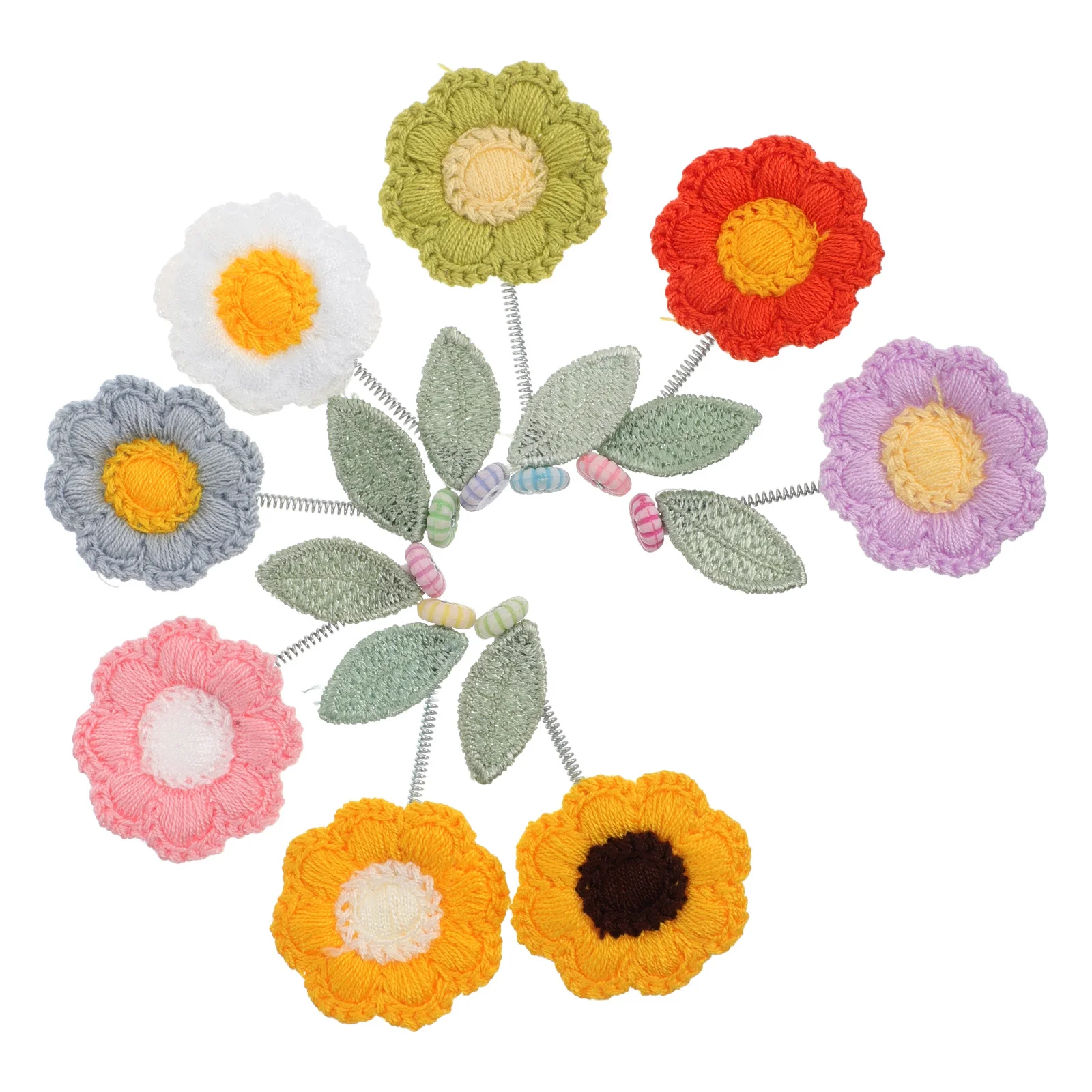 

Creative Flower Car Dashboard Decor Adorable Design Cozy Atmosphere Versatile Placement Easy to Clean Longlasting Material