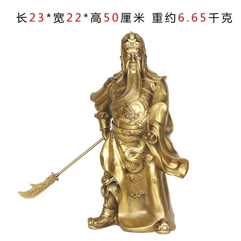 wholesale, two-fingered of , public station Guan Gong bronze statue, decorative crafts, gift manuf