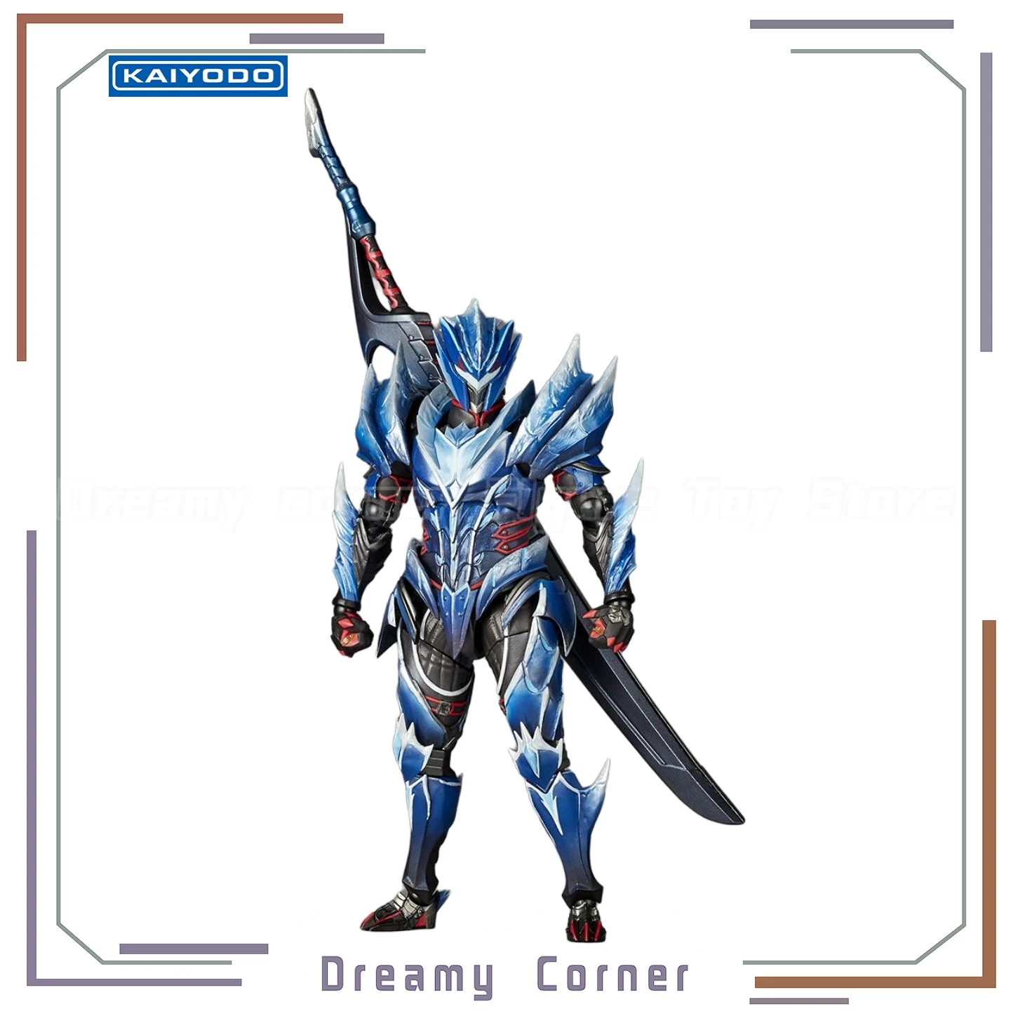 【Auf Lager】KAIYODO Revoltech AMAZING YAMAGUCHI MONSTER HUNTER RISE: SUNBREAK LUNAGARON ARMOR SET Actionfigur Spielzeug