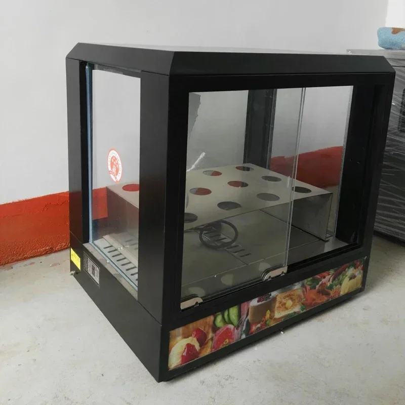 Commercial Pizza Cone Warmer Insulation Cabinet Display Cabinet Heating Cabinet Pizza Showcase Hot Dishes Display Case For Sale