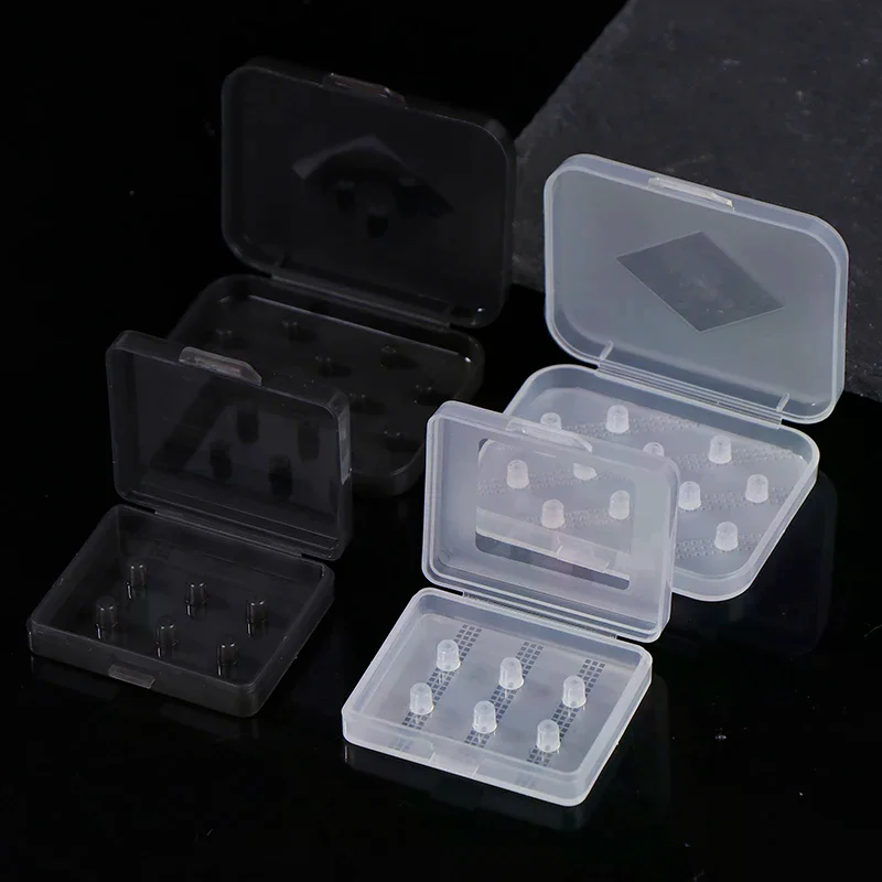 /PFU/Plastic Box Earplugs Packing Box Earphone Tips Memory Foam Case Earphone Accessories Organizer Box Storage Bag Eartips