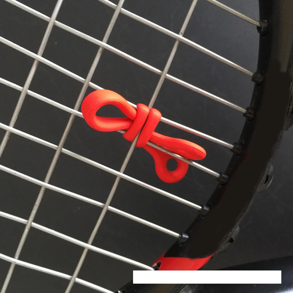 

20Pcs Tennis Vibration Dampener Reduce Arm Vibrations Long Silicone Racquet Absorber for Comfortable Play