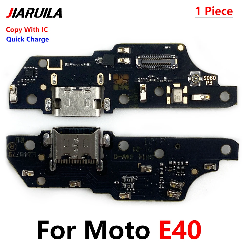 New For Motorola Moto E6 E7 G6 G7 G8 G9 Play Plus Power E20 E40 USB Charging Board Port Connector Flex Cable Microphone