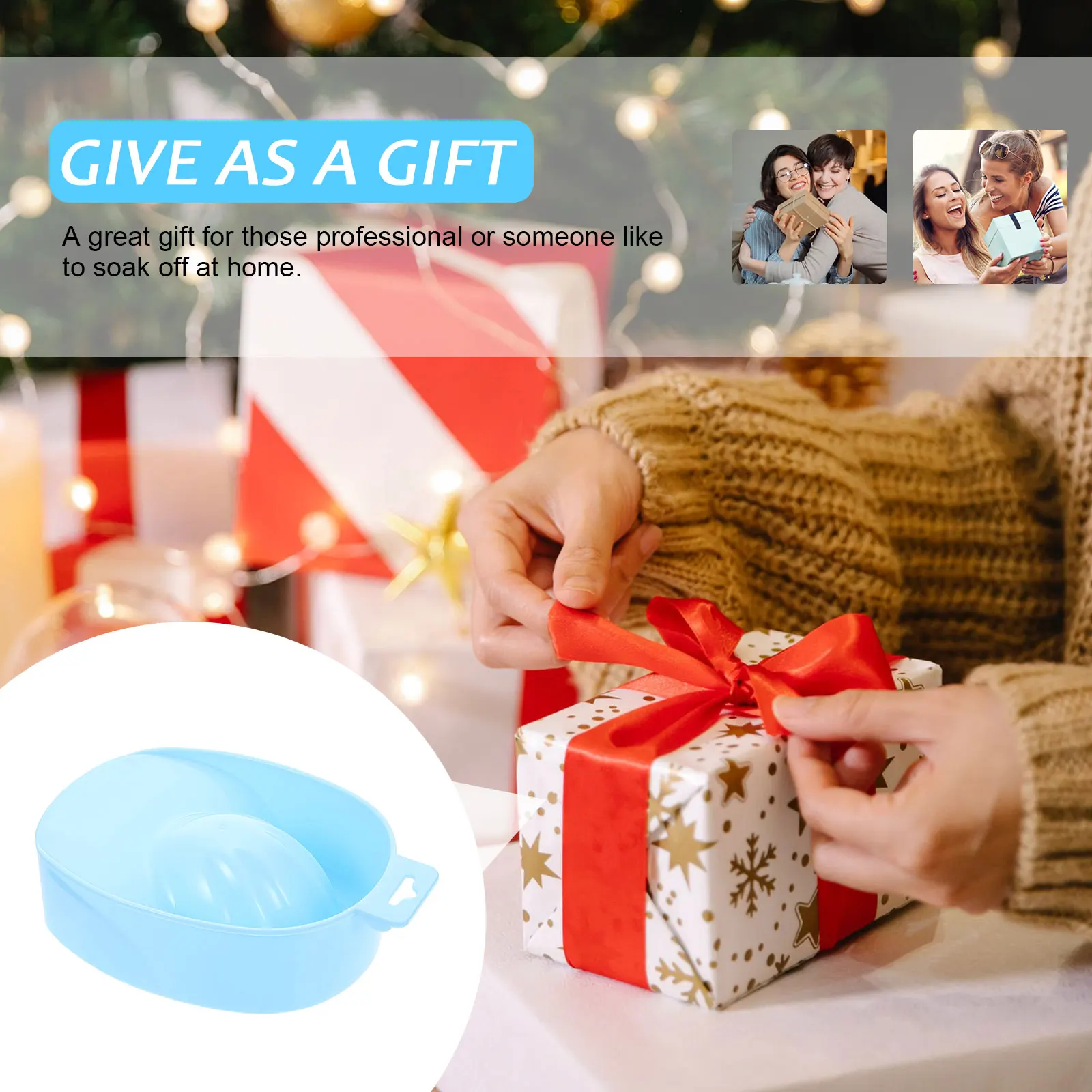 

2pcs Art Soak Bowls Premium Manicure Soaking Bowls Hand Care Cuticle Softening Nail Polish Removal Bowl Manicure Supply Nail