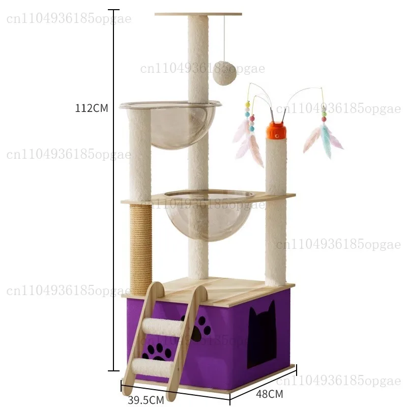 Cat Climbing Column Integrated Jumping Platform Cat Climbing Frame Cat Nest