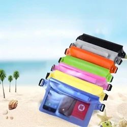 Waterproof Dry Bag for Swimming, Skiing, Diving & Boating - Floating Waist/Shoulder Phone Case for Beach, Surfing & Water Sports