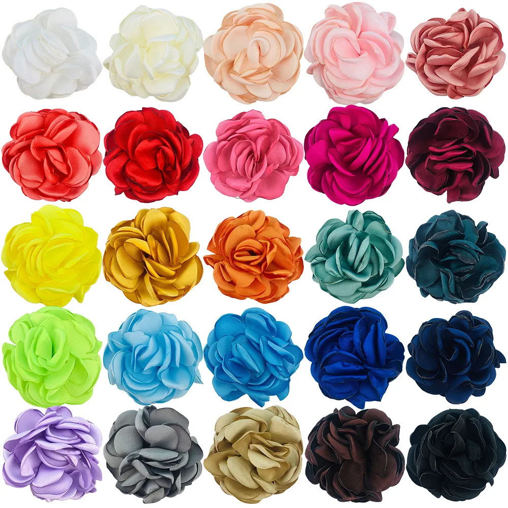 

5cm 600pcs Sadoed Burnt Edge Flower Spot Handmade Baked Edge Flower Bud Cat Dog Pendant Headgear Corsage Hat Flower Diy