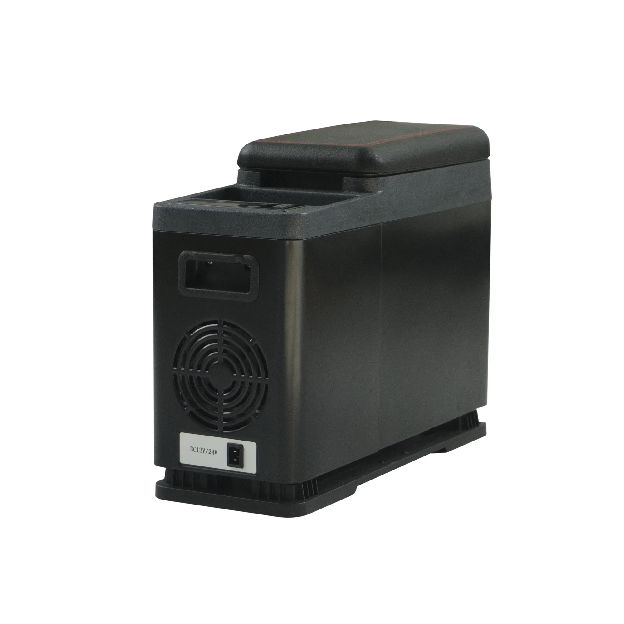 CF8 colorful Individual Mini Car Fridge DC 12V  for centre armrest in car truck refrigerator with built in battery