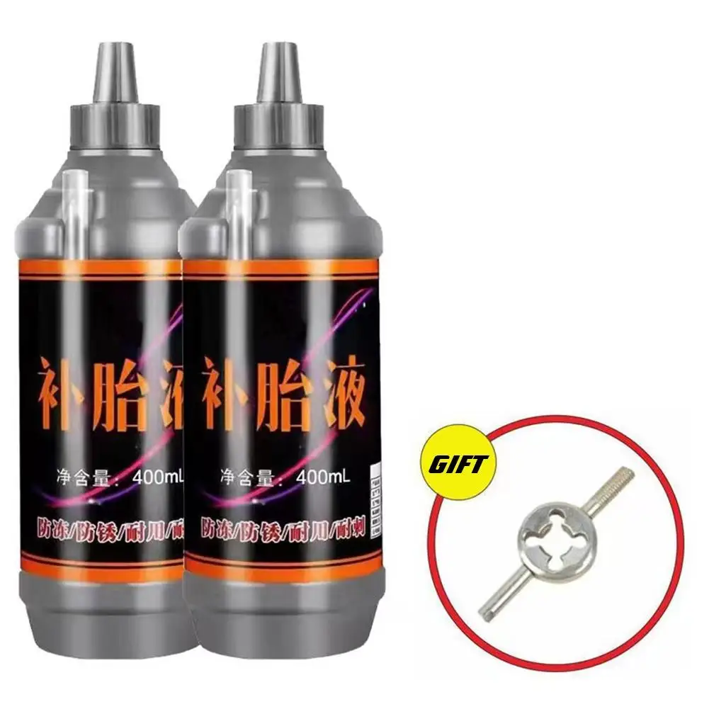 

1PC 380ml Large Capacity Car Tire Repair Kit Non-destructive Fast Flat Tire Repair Kit Tyre Repair Sealer Bicycle Tire Repair