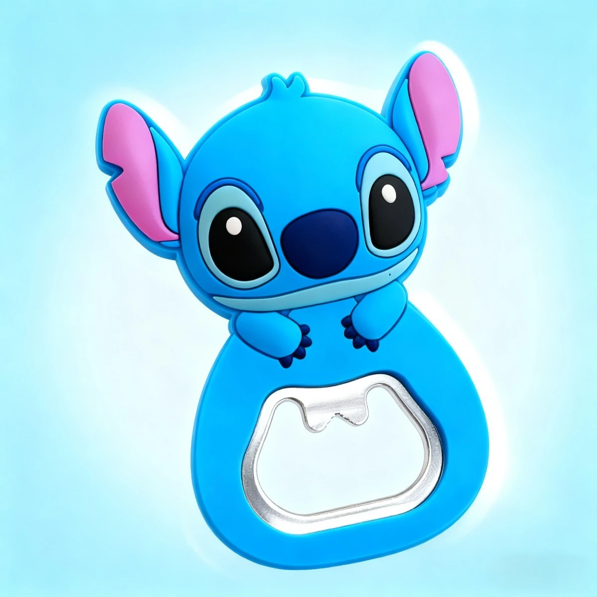 

Disney Stitch 3D открывалка для бутылок Kawaii мягкий ПВХ магнит на холодильник многофункциональный подарок для детей