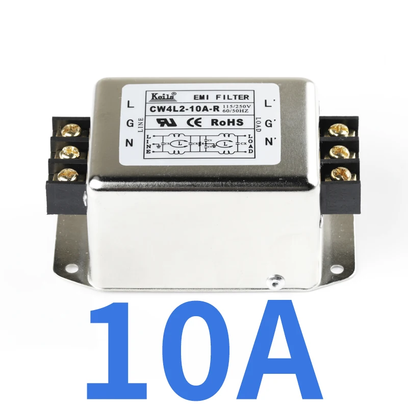 AC Filter 220V Anti-interference EMI DC Socket Power Purifier CW4L Audio 12V Car  Switch