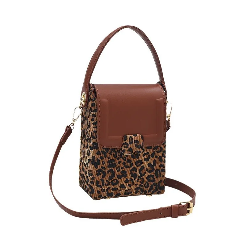 

Fashionable And Trendy Small Bags For Women Niche Trends New High-end Texture Mobile Phone Bags Leopard Print Crossbody Bags