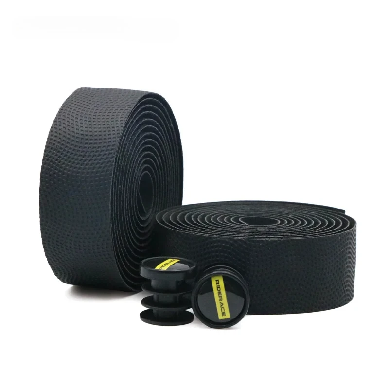 

Bike Handlebar Tape PU+EVA Leather Anti-slip Shockproof Bar Wraps Fixing Straps Road Cycling Handlebar Tapes Bicycle Accessories