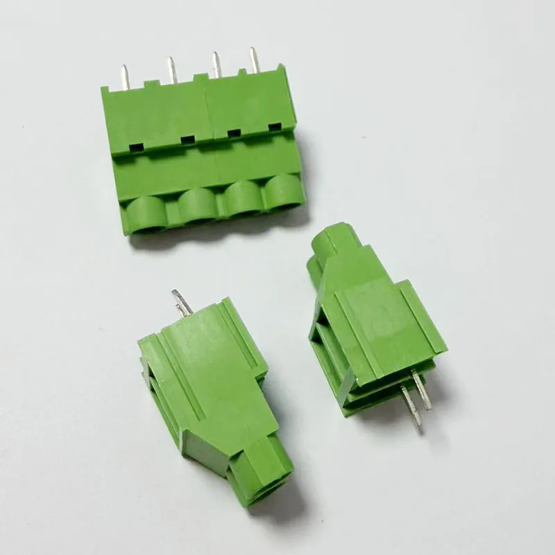 XYQ 5-10 قطعة KF635 تباعد 6.35 مللي متر المسمار PCB محطة كتلة موصل KF635 2Pin 3Pin 300 فولت 30A المسمار محطة #6