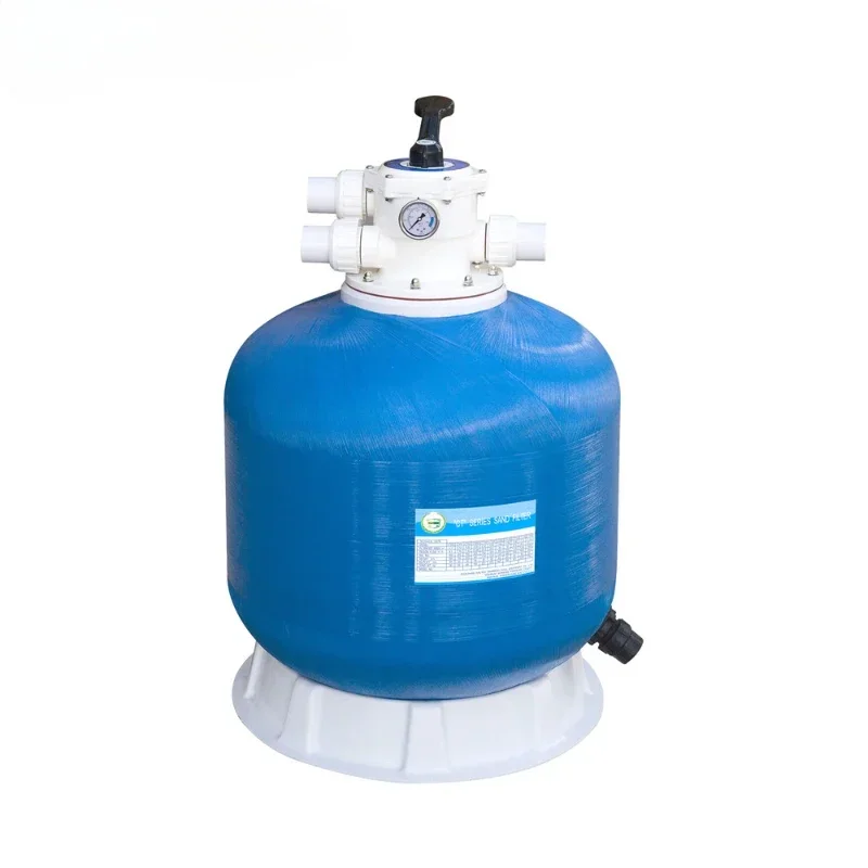 7 types of top-mounted sand filters for water treatment/swimming pools/water parks/aquaculture