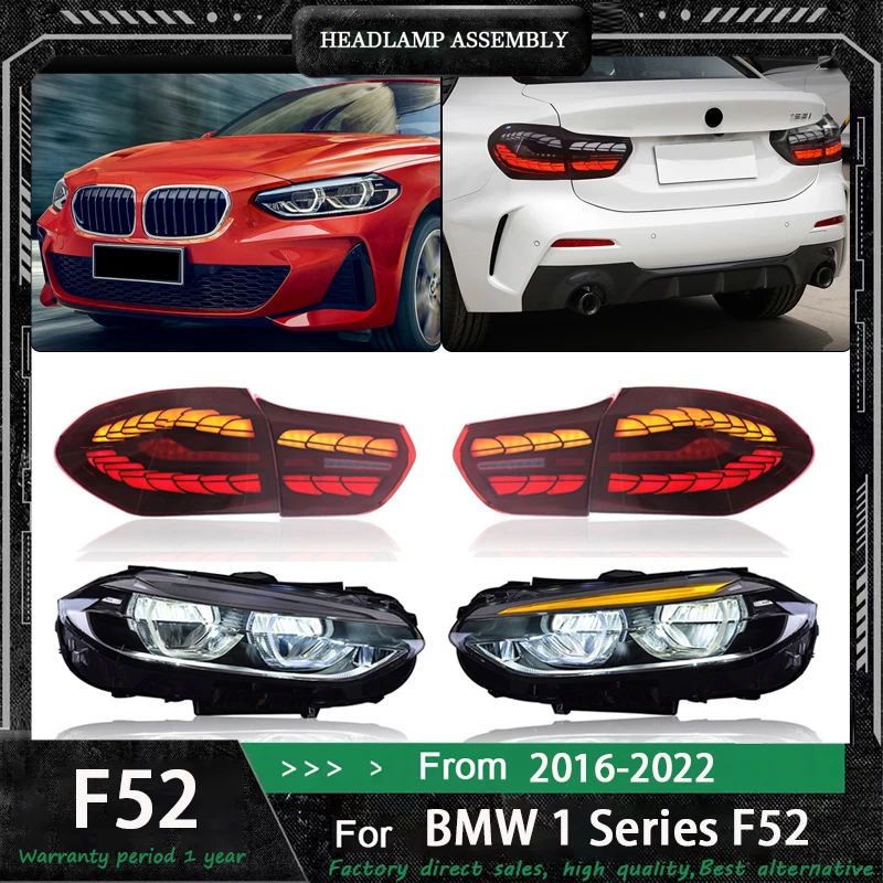Car headlamp with taillight for BMW 1series F52 headlight 116i 118i 125i 2016~2020 LED car accessories F52 daytime running light